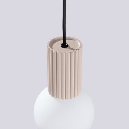 Hängeleuchte HALO 1xG9/8W/230V d 12 cm beige