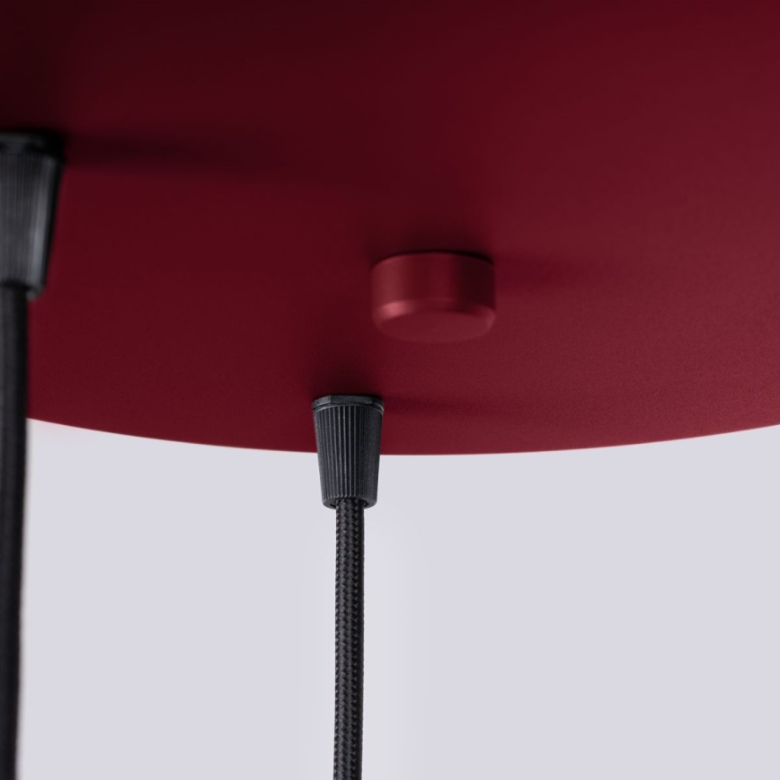 Hängeleuchte HALO 3xG9/8W/230V d 25 cm rot