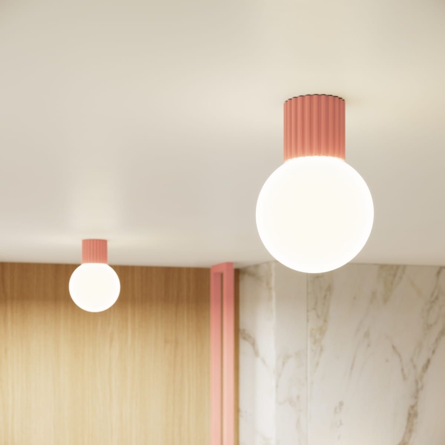 Deckenleuchte für Badezimmer HALO 1xG9/8W/230V d 12 cm IP44 rosa