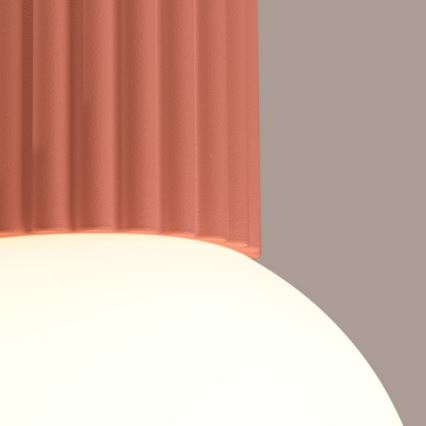 Deckenleuchte für Badezimmer HALO 1xG9/8W/230V d 12 cm IP44 rosa