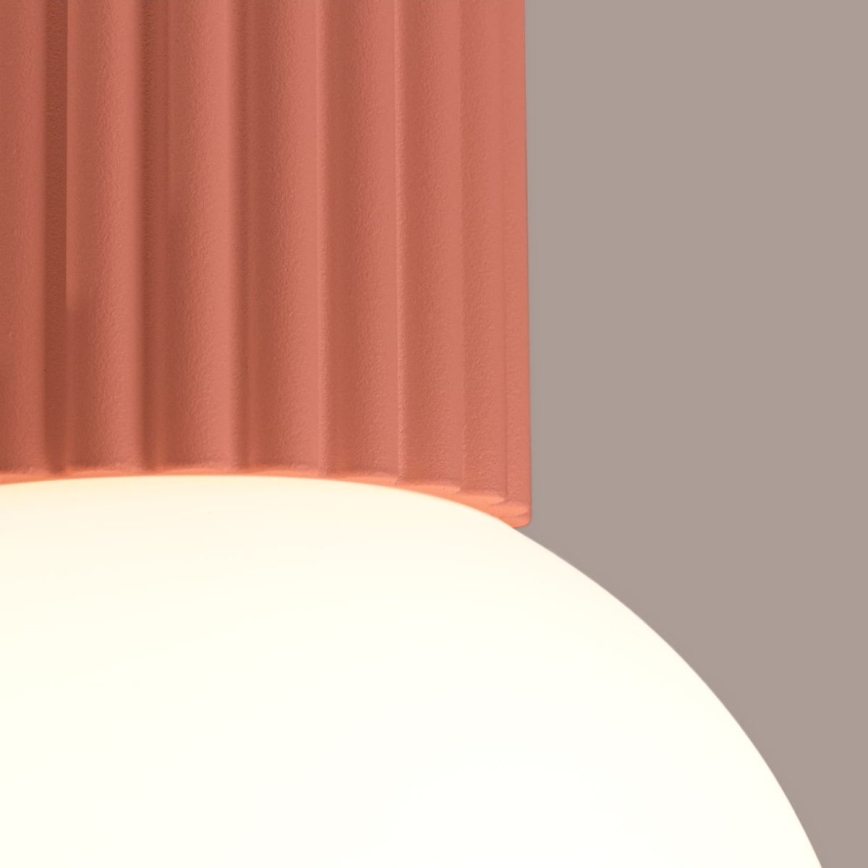 Deckenleuchte für Badezimmer HALO 1xG9/8W/230V d 12 cm IP44 rosa