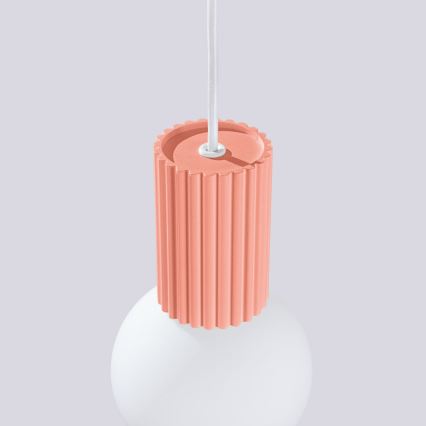 Hängeleuchte HALO 1xG9/8W/230V d 12 cm rosa