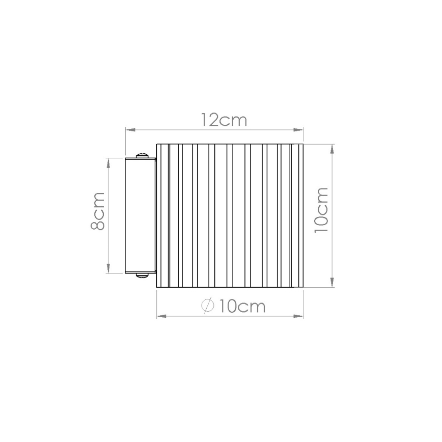 Wandleuchte AURA 1xG9/10W/230V schwarz