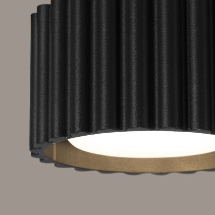 Einbaustrahler AURA, 1xGX53/10W/230V, Ø 10 cm, schwarz