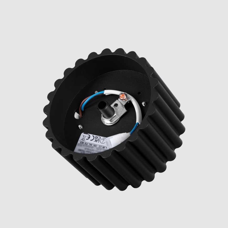Einbaustrahler AURA, 1xGX53/10W/230V, Ø 10 cm, schwarz