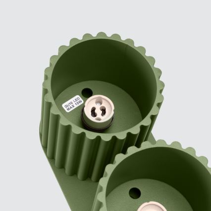 Spotleuchte AURA 2x GU10/10W/230V, grün