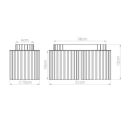 Spotleuchte AURA 2x GU10/10W/230V, grün