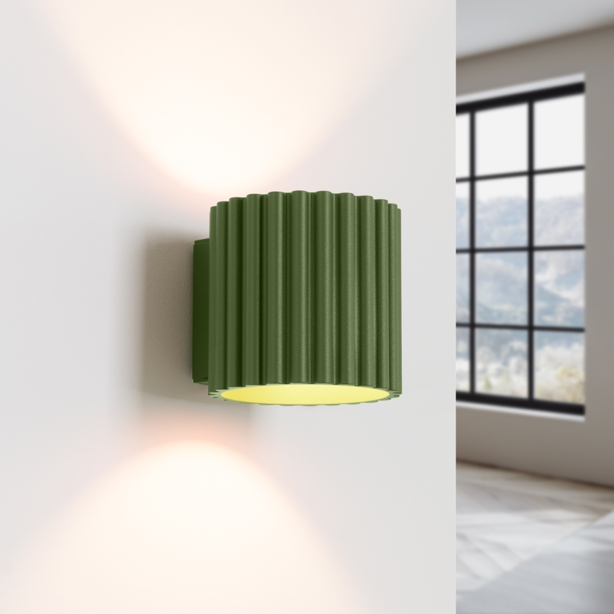Wandleuchte AURA 1xG9/10W/230V grün