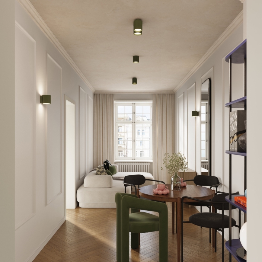 Wandleuchte AURA 1xG9/10W/230V grün
