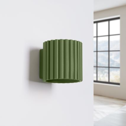 Wandleuchte AURA 1xG9/10W/230V grün