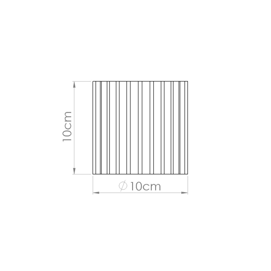 Spotleuchte AURA 1x GU10/10W/230V Ø 10 cm orange