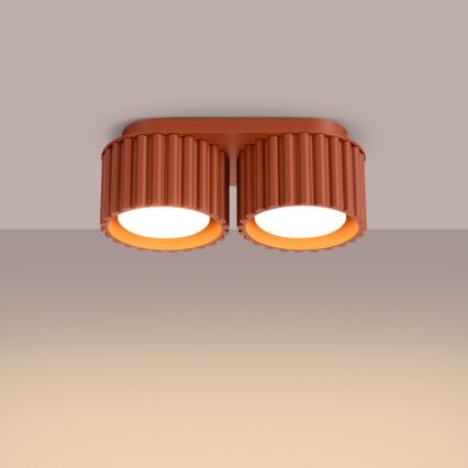Spotleuchte AURA 2xGX53/10W/230V orange