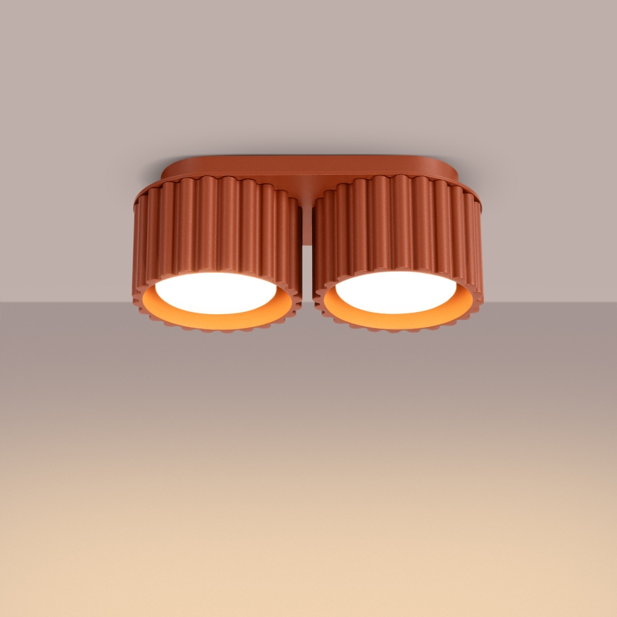 Spotleuchte AURA 2xGX53/10W/230V orange
