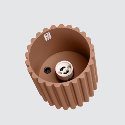 Deckenspot AURA 1xGU10/10W/230V 10 cm braun