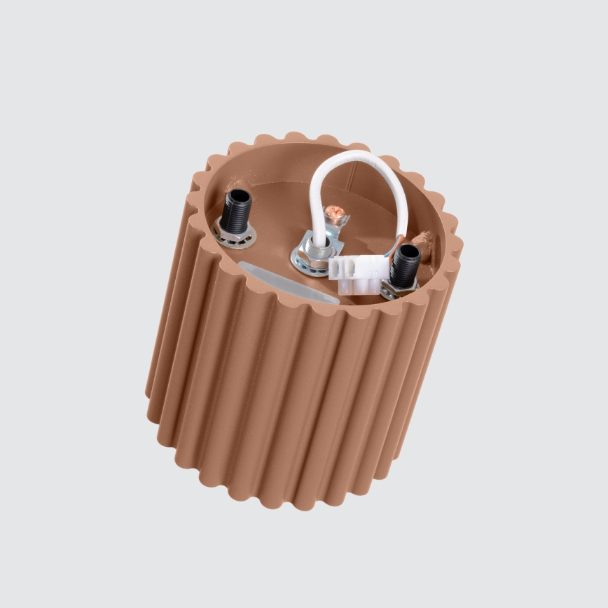 Deckenspot AURA 1xGU10/10W/230V 10 cm braun