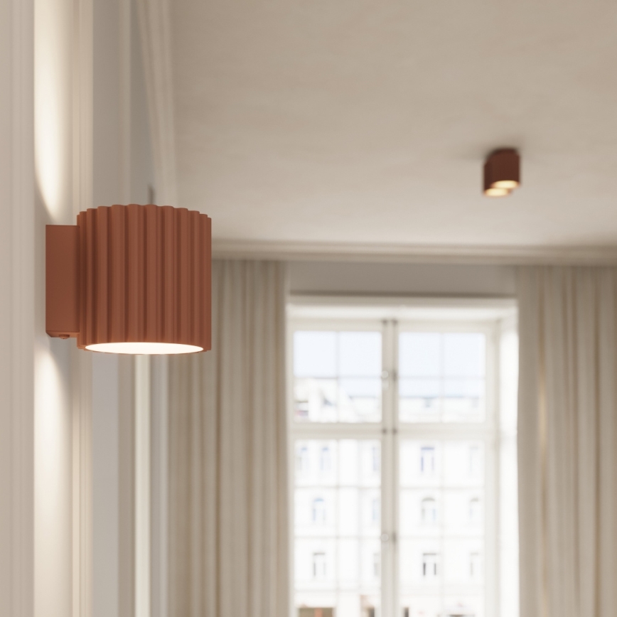 Spotleuchte AURA 2xGU10/10W/230V braun
