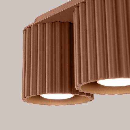 Spotleuchte AURA 2xGU10/10W/230V braun