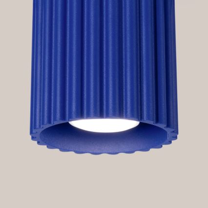 Deckenspot AURA 1xGU10/10W/230V Ø 10 cm blau