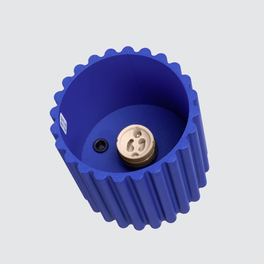 Deckenspot AURA 1xGU10/10W/230V Ø 10 cm blau