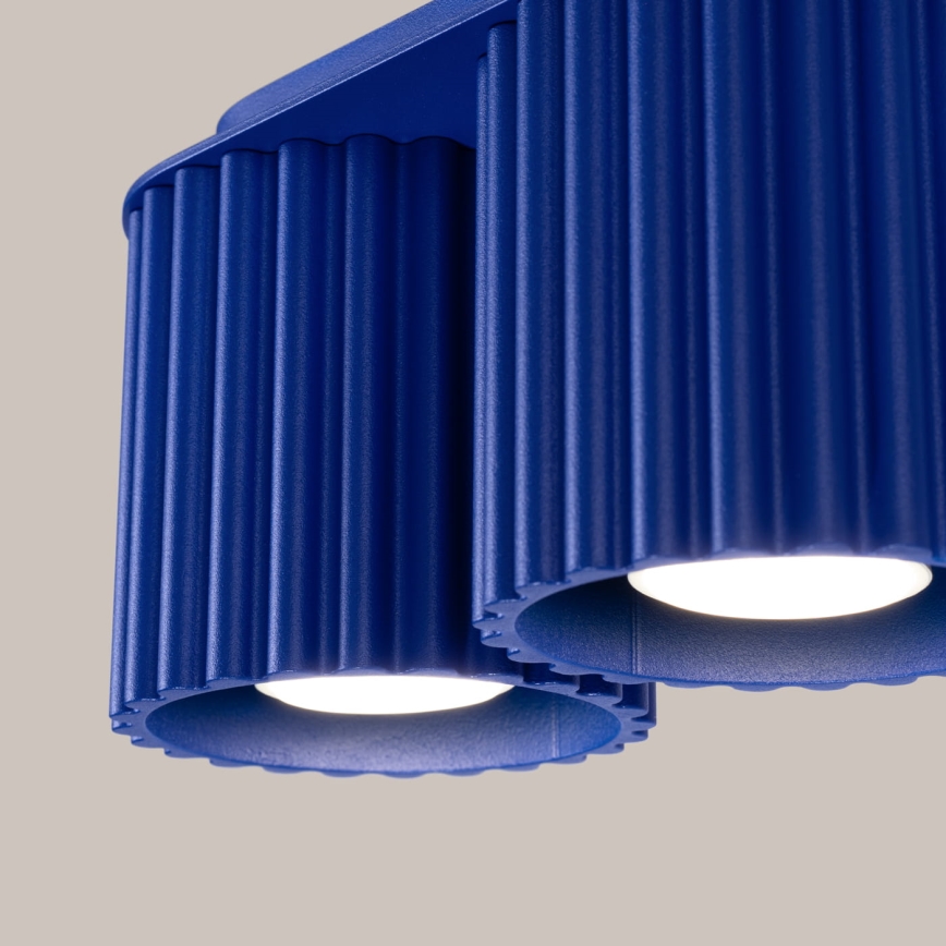 Deckenspot AURA 2xGU10/10W/230V blau