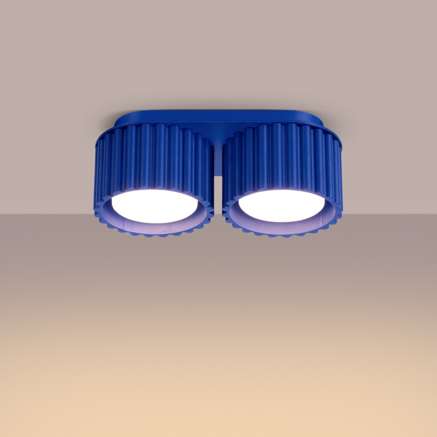 Deckenspot AURA 2xGX53/10W/230V blau