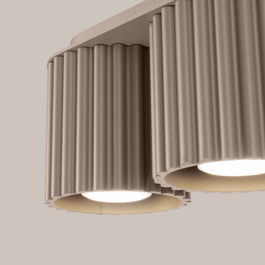 Deckenspot AURA 2xGU10/10W/230V taupe