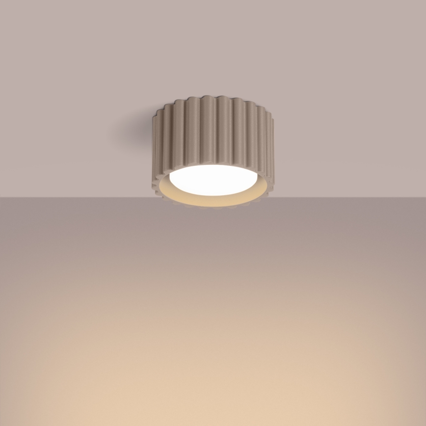 Spotleuchte AURA 1xGX53/10W/230V Ø 10 cm taupe
