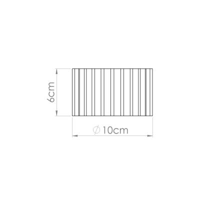 Spotleuchte AURA 1xGX53/10W/230V, Ø 10 cm, rot