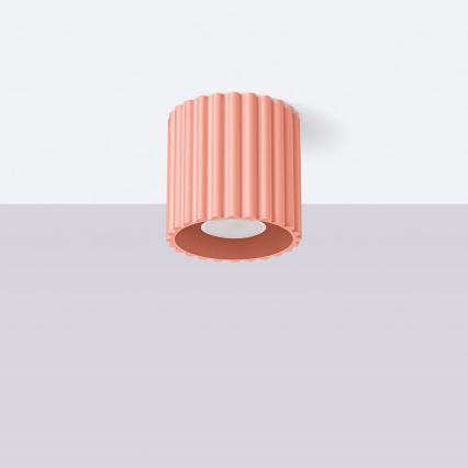 Spotleuchte AURA 1xGU10/10W/230V Ø 10 cm rosa