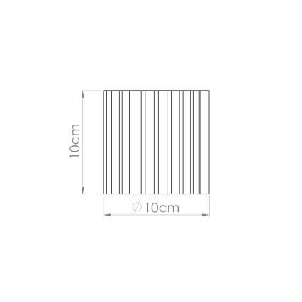 Spotleuchte AURA 1xGU10/10W/230V Ø 10 cm rosa