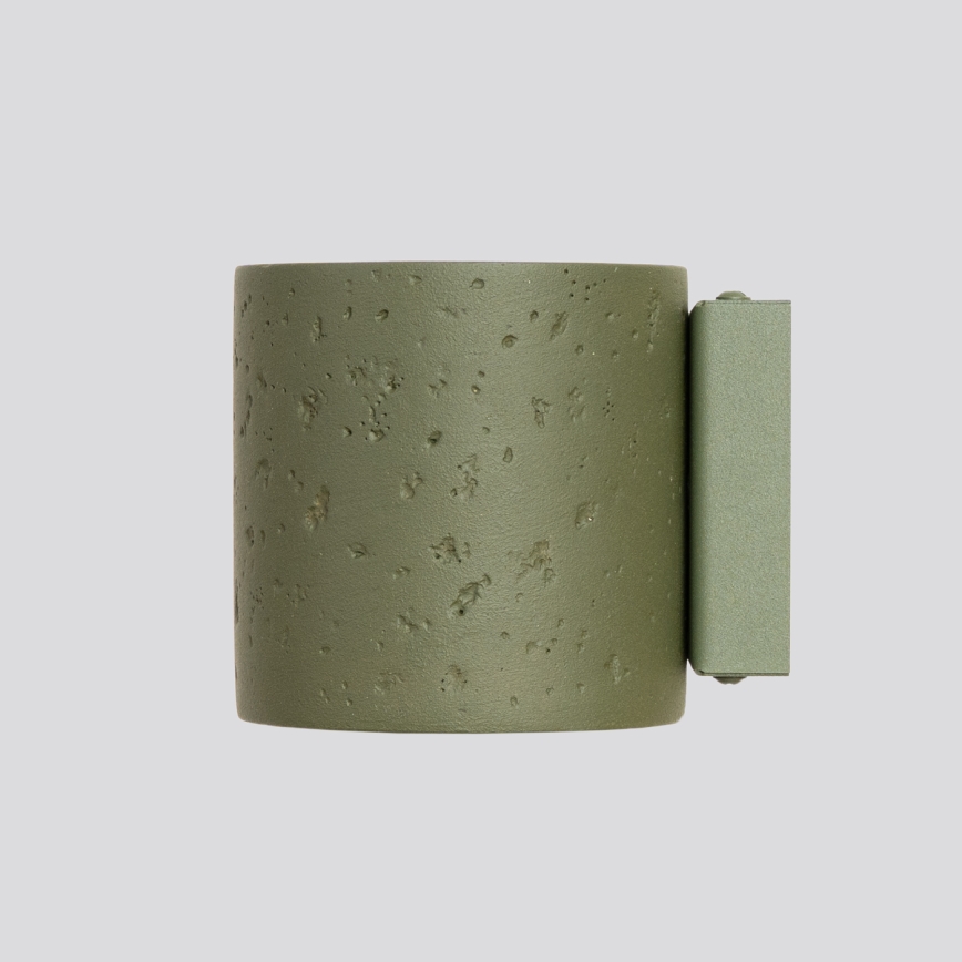 Wand-Spotleuchte ORBIS 1xG9/8W/230V Beton/Grün