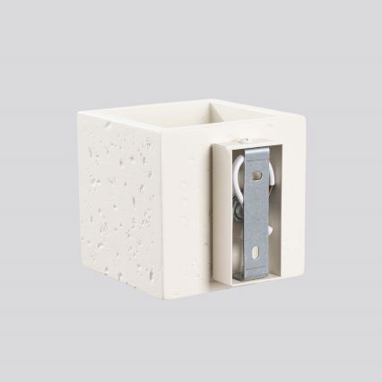 Wandspot QUAD 1xG9/8W/230V Beton/Creme