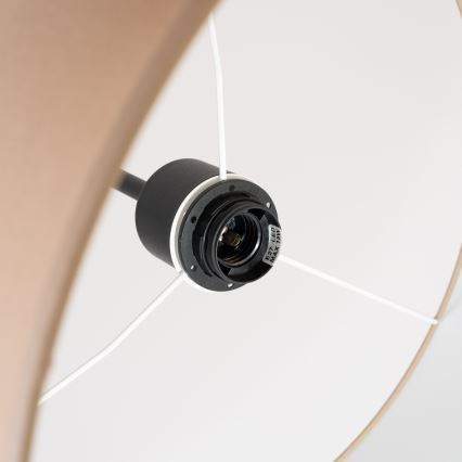 Pendelleuchte mit Kabel NEVIA 1xE27/15W/230V Ø 40 cm taupe