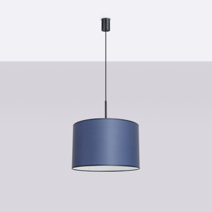 Pendelleuchte NEVIA mit Kabel, 1xE27/15W/230V, Durchmesser 40 cm, blau