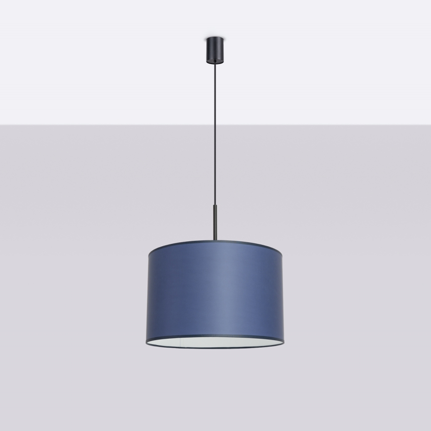 Pendelleuchte NEVIA mit Kabel, 1xE27/15W/230V, Durchmesser 40 cm, blau