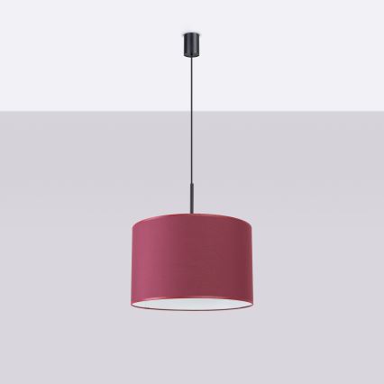 Pendelleuchte an Kabel NEVIA 1xE27/15W/230V Ø 40 cm rot