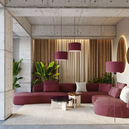 Stehleuchte NEVIA 1xE27/15W/230V rot