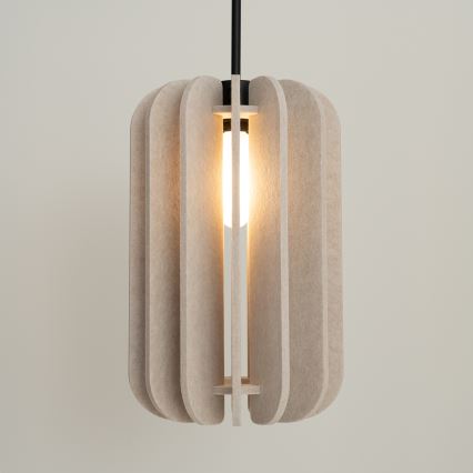 Pendelleuchte MULA 1xE27/15W/230V Ø 27 cm creme