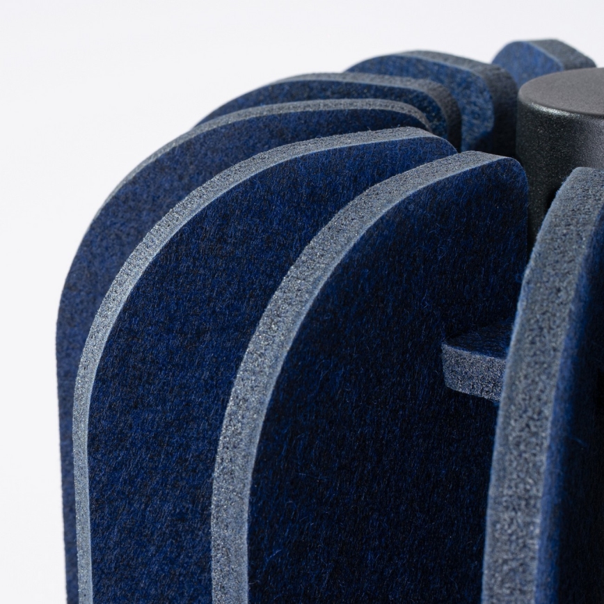 Hängeleuchte an Schnur MULA 1xE27/15W/230V Ø 27 cm blau