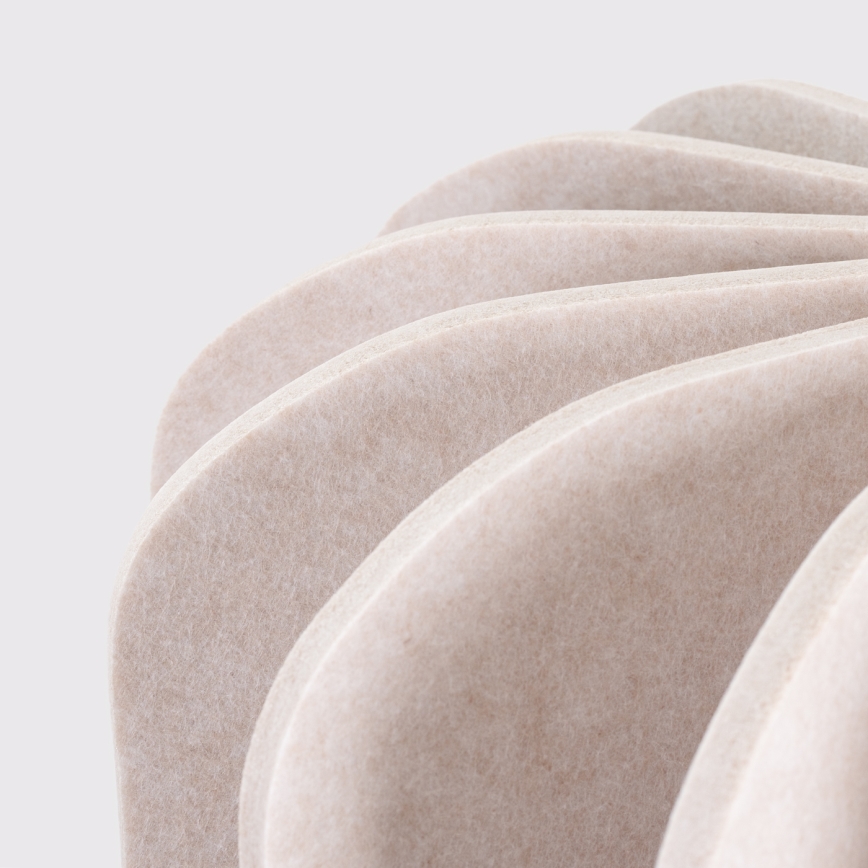 Pendelleuchte an Kabel MULA 1xE27/15W/230V Ø 45 cm cremefarben