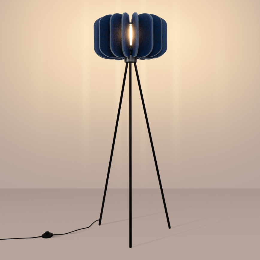Stehleuchte MULA 1xE27/15W/230V blau