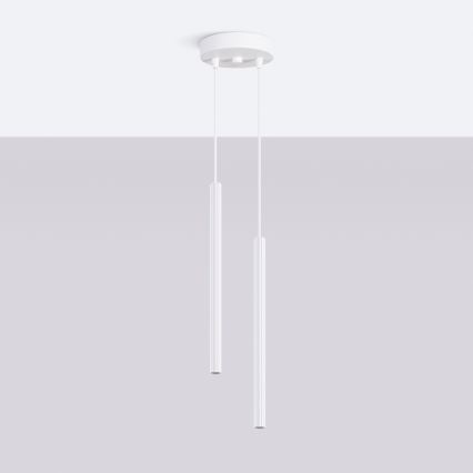 Hängeleuchte an Kabel ARCHE 2xG9/8W/230V weiß