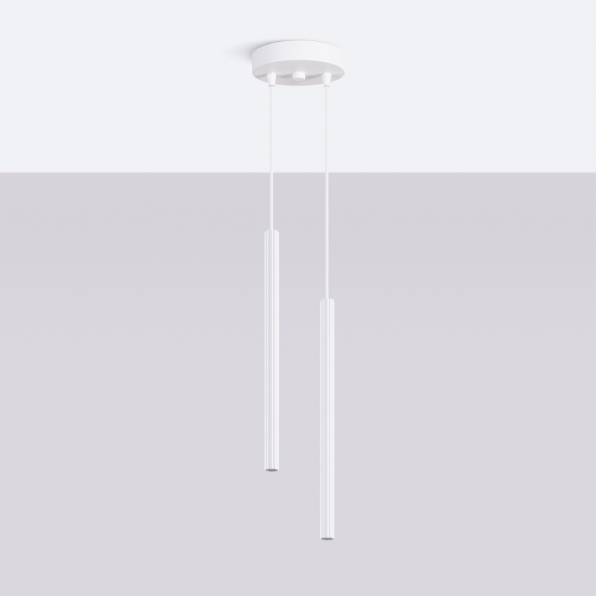 Hängeleuchte an Kabel ARCHE 2xG9/8W/230V weiß