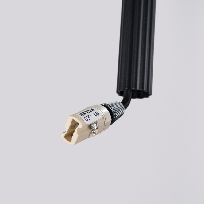 Pendelleuchte ARCHE 2xG9/8W/230V schwarz