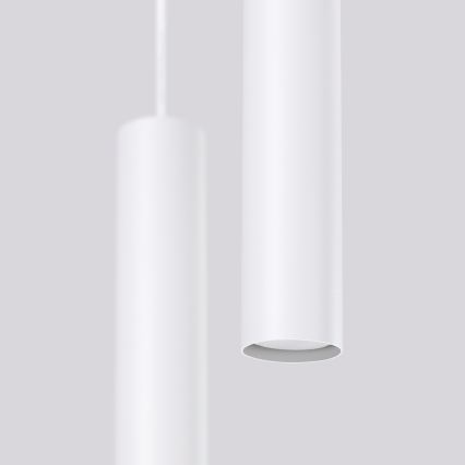 Pendelleuchte an Kabel LAGOS 2xGU10/10W/230V weiß