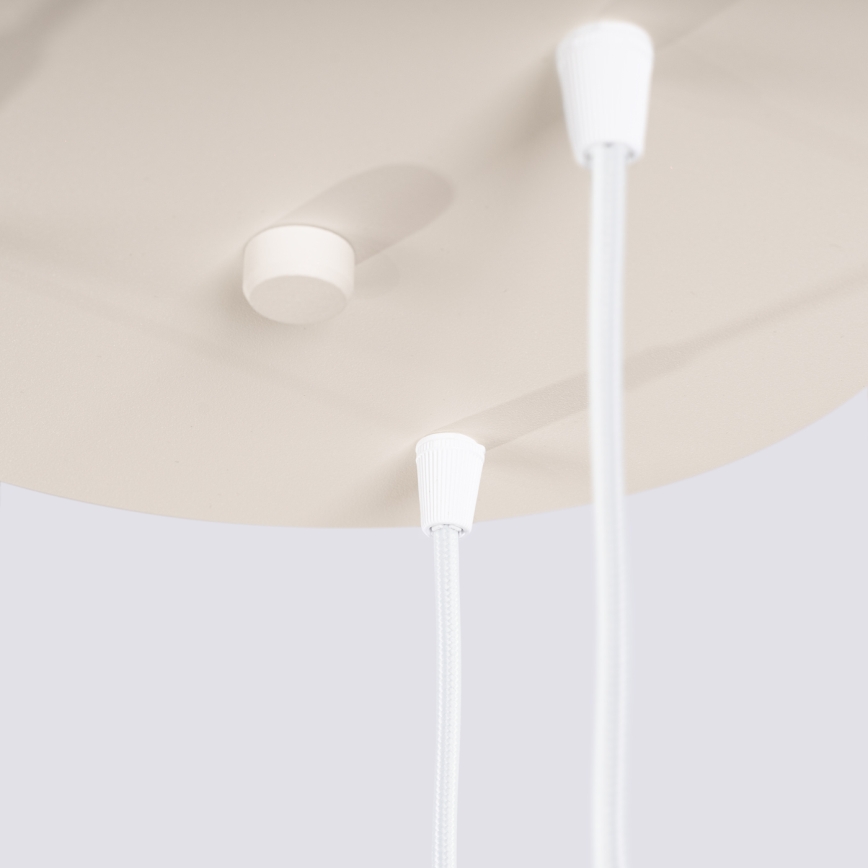 Pendelleuchte an Kabel ESTRIA 3xE14/10W/230V Ø 30 cm cremefarben