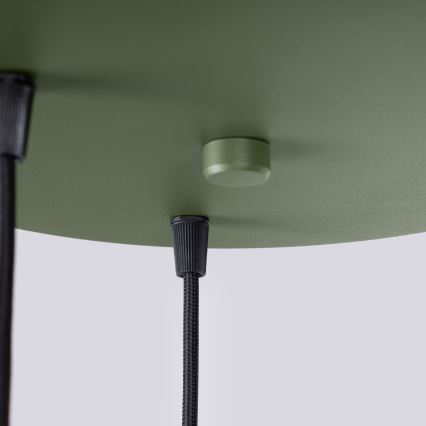 Pendelleuchte an Kabel ESTRIA 3xE14/10W/230V Ø 30 cm grün
