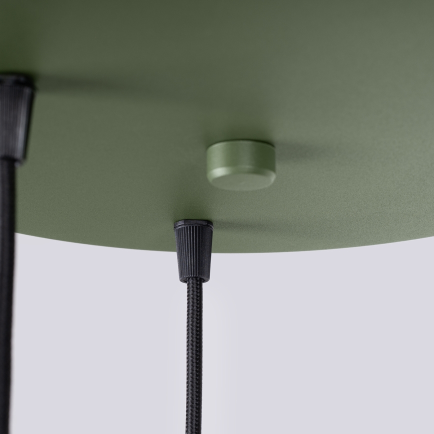 Pendelleuchte an Kabel ESTRIA 3xE14/10W/230V Ø 30 cm grün