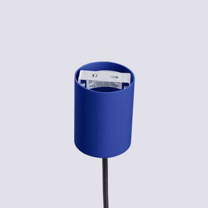 Hängeleuchte an Kabel ESTRIA 1xE14/10W/230V Ø 14 cm blau