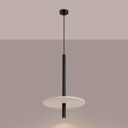 Pendelleuchte an Kabel FELTRO 1xG9/8W/230V schwarz/creme